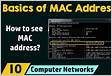 How to find your MAC Address and IP Addres